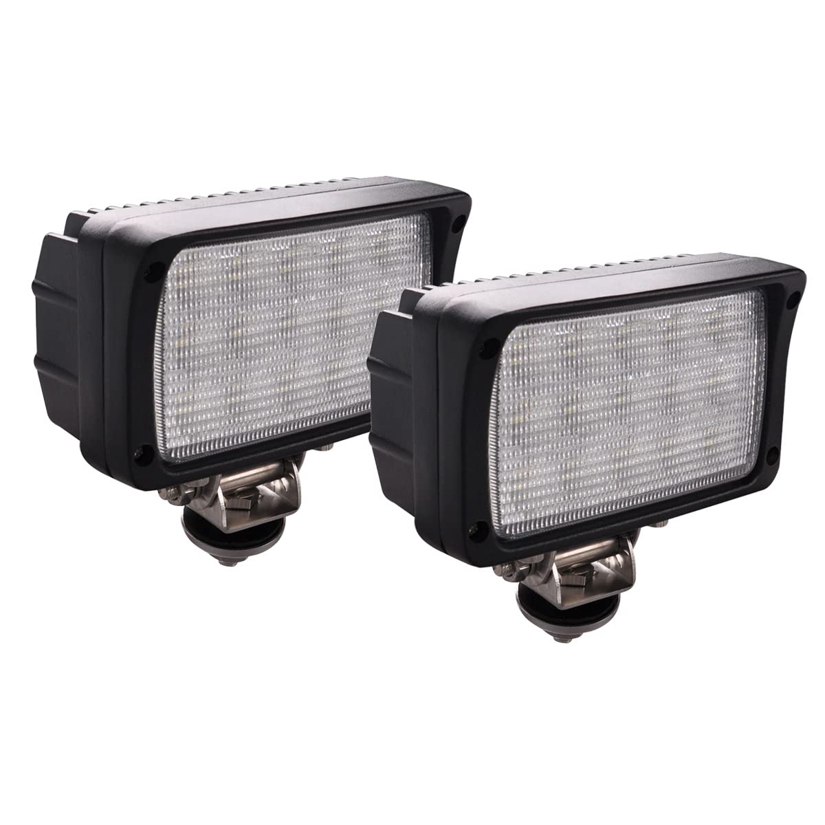 

Lightronic Tractor Work Diffused Auxiliary Focal Fishing IP69 Suitable for and Other Work Vehicles 2-Pack Lights, 45W, 6000K, Ultra-Wide Angle, Lens, белый