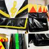 V Len Rin Cosplay Costumes Wig Set For Men Women Singer Twins Cosplay Patent Leather Uniform For Party Comic Con Outfits
