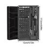 107 in 1 Professional Magnetic Screwdriver Set Alloy Steel Precise Bit Magnetic Tip for Electronics Repair Tool Kit