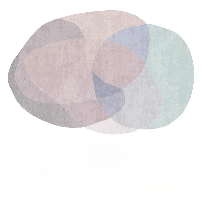 Irregular Shapes Living Room Decoration Carpet Nordic Style Rugs for Bedroom Thick Plush Lounge Floor Mat Fluffy Soft Study Rug
