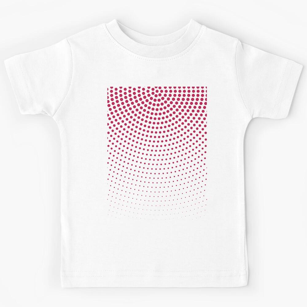 Red Dots Half Tone Kids T-Shirt 170