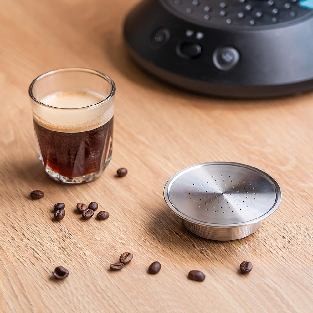 Fine Mesh Design Refillable Coffee Capsule Reusable Coffee Filter Home Coffee Brewing