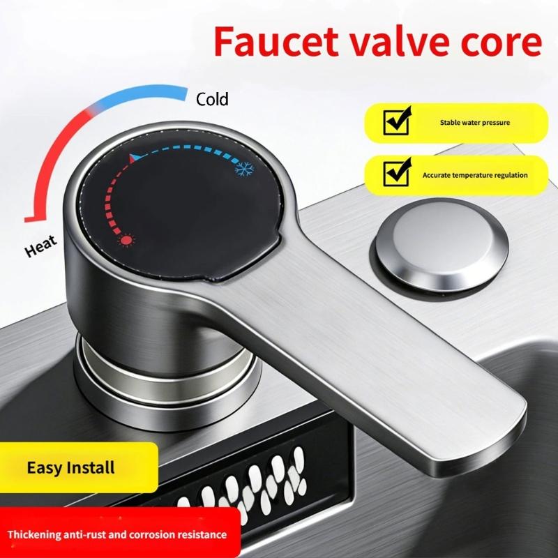 Universals Single Handle Bathroom Faucet Levers Replacement Aluminium Alloys Handle Basins Mixer Faucet Tap