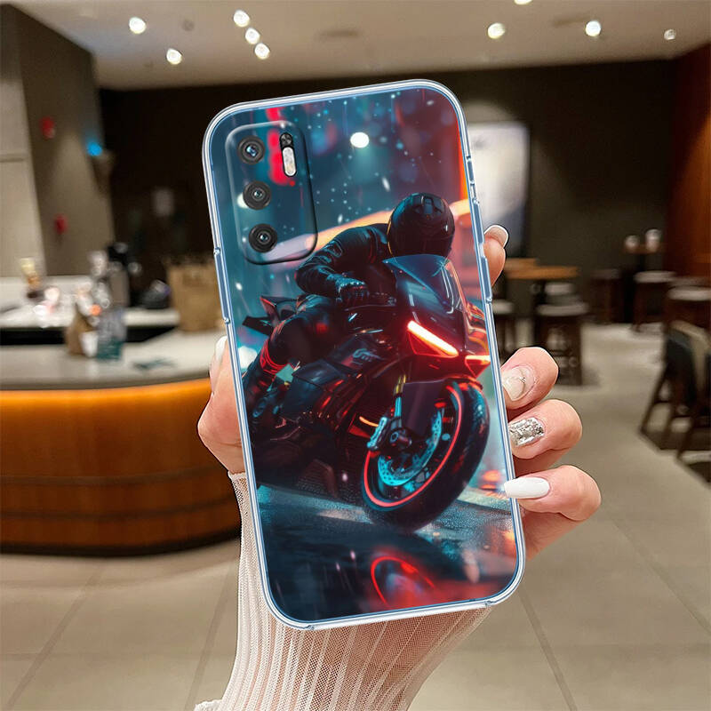 Motorcycle Racing Case for Motorola E7 E22 E20 E13 E15 E22S E30 E40 G10 G20 G04 G22 G23 G05 G75 G35 G55 G6 G7 G8 G9 Plus Power Play