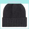 Striped Womens Knitted Beanie Thickened Warm Coldresistant Winter Snowfield