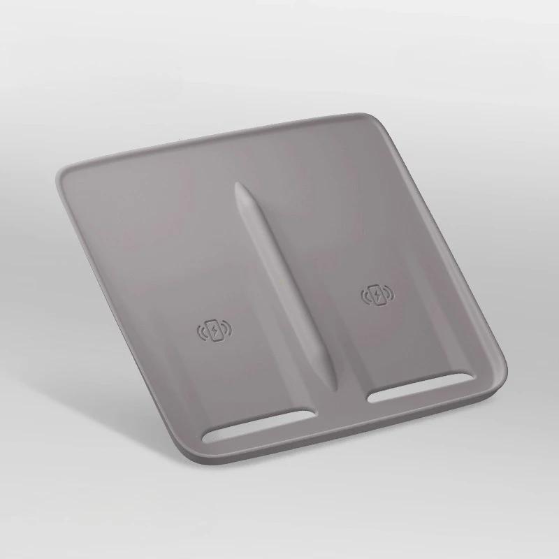 For Zeekr 7X Central Control Wireless Charging Pad Anti-slip Silicone Mat Car Interior Decoration Special Accessories