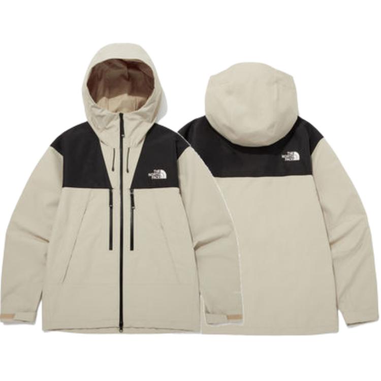 THE NORTH FACE Windbreaker Jacket Unisex Light Beige NJ2HQ01B