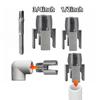 Rohrgewindeschneider Rohrgewindereparaturwerkzeug 1/2", 3/4"