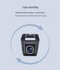 U-Shaped WiFi Dash Cam with Mobile Connectivity, HD Recording, 24-Hour Parking Monitor, Universal Fit