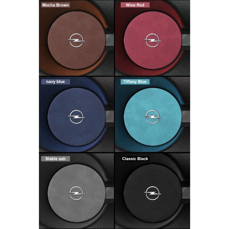Car Anti Slip Insert Cup Coasters Car Accessories For Opel Adam Ampera Corsa Insignia Karl Rocks-e Astra New Energy