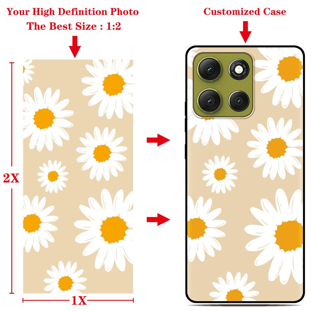 Personalized Custom Phone Case For Motorola Moto G86 5G Soft Silicone Back Cover For Moto G56 DIY Customized Picture Painted