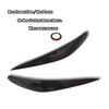 Carbon fiber headlight covers eyelids For BMW 7 Series 730d 740i 2008- 2012 F01 F02 car front lamp eyebrows decoration sticker