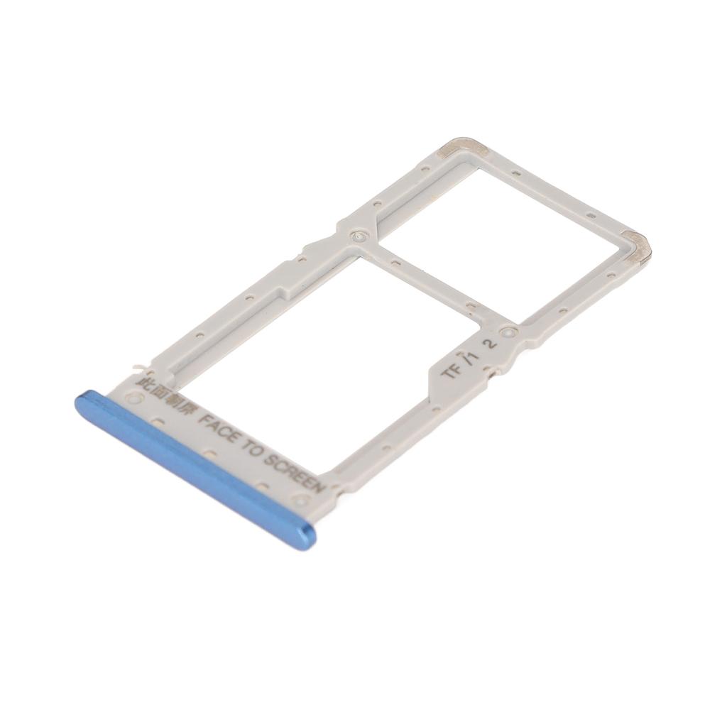 SIM-Kartenfach Kunststoff Gut Passend Aufbewahrungskartensteckplatz Halter für Xiaomi Redmi Note 6 Note 6 Pro Smartphone Blau