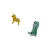 Dalecarlian Horse And Easter Island Moai Statue Fusion Collectible Figurine Unique Animal