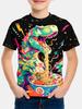 2025 Kids Clothes Dinosaur Graphic T Shirt for Children 3d Printed Tee Shirts Funny Children's Clothing T-Shirt Cool Design Tops