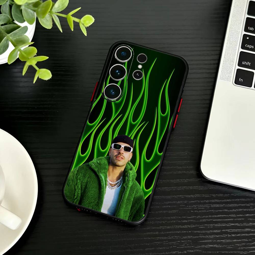 Singer F-Feid Ferxxo SIXDO Phone Case For Samsung S26,S25,S24,S23,S22,S30,S21,Ultra,Plus,FE 5G Black Soft Cover