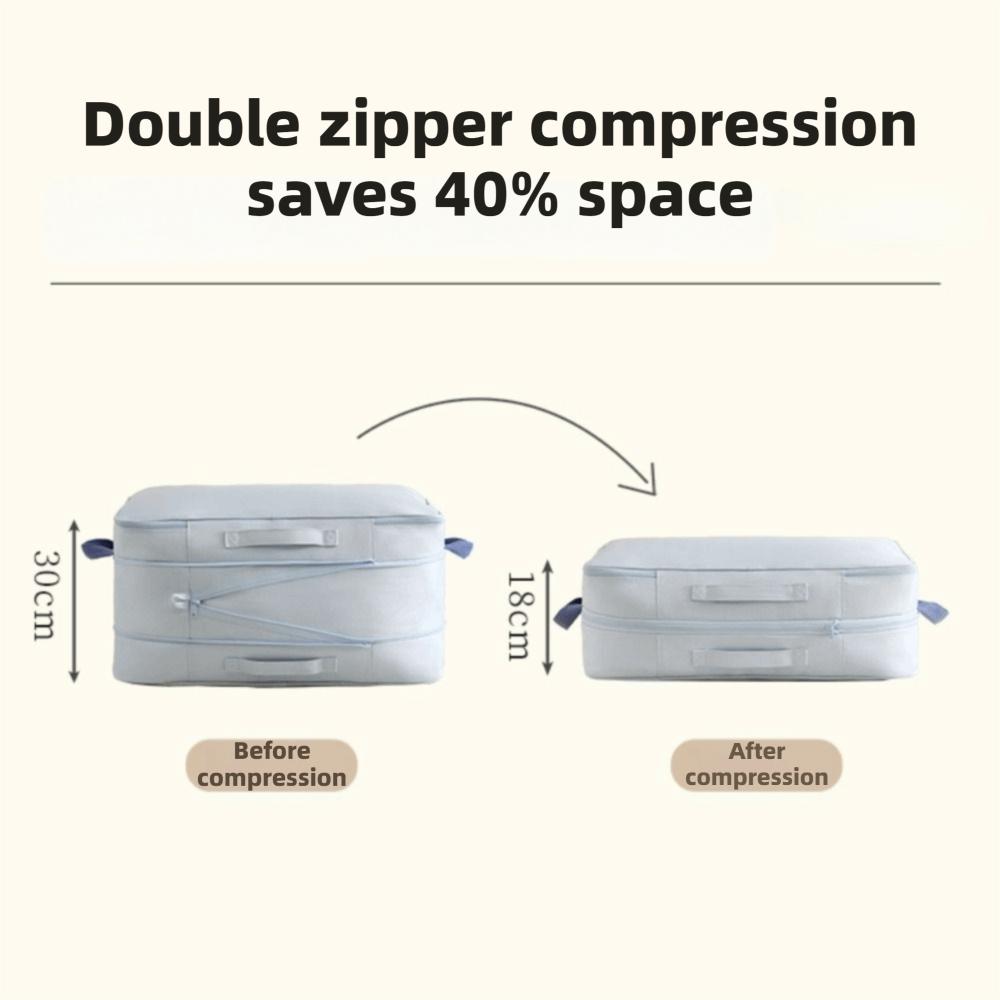 Large Capacity Compression Storage Bags Compression Function Durable Clothes Organizer Reusable Moving Packing Bag For Quilt