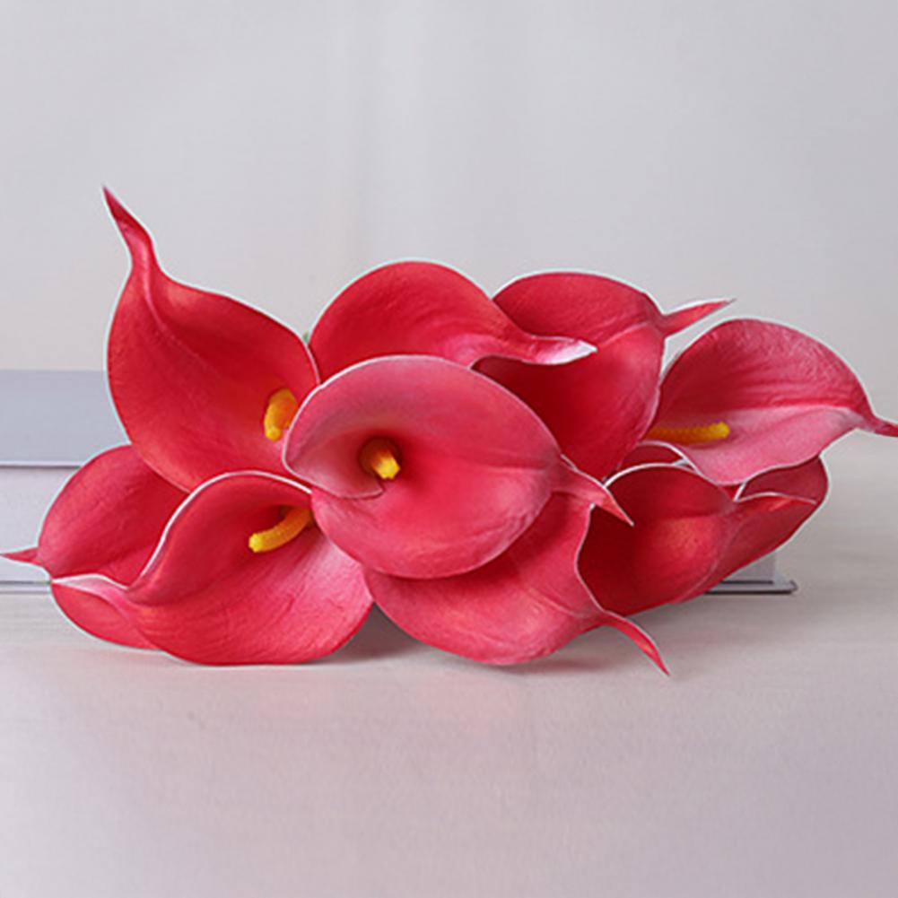 Simulated Calla Lily Premium Simulated Flowers Realistic Artificial Calla Lily Flowers for Home Decor Wedding for Vases