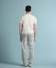 PANICALE White Linen Blend Round Knit