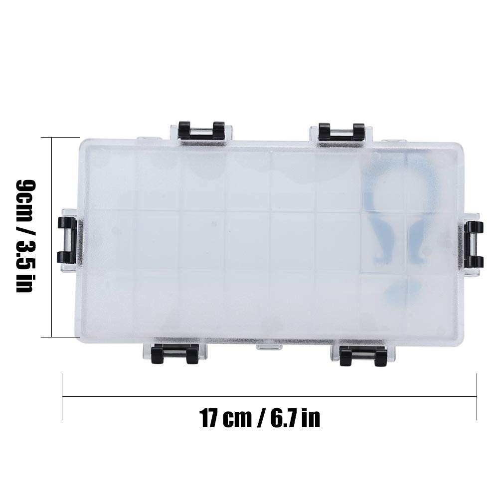 Watercolor Palette, 24 Compartments, Transparent Plastic, Artist's Paint Storage Case, Moisture-Retaining, 17x9cm, Suitable for Acrylic, Watercolor, a
