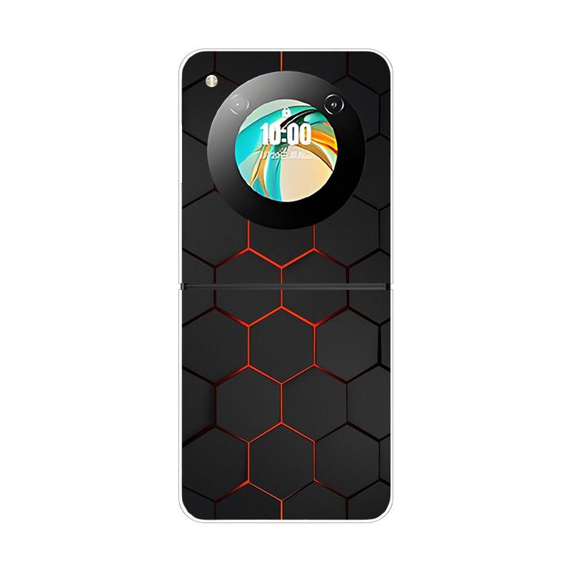 Pevný PC kryt pre ZTE Nubia Flip 2 Nárazuvzdorné puzdrá na telefón pre ZTE Libero Flip 2 5G Zadný priehľadný kryt Flip2 Coque Funda