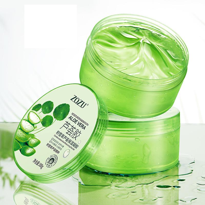 ZOZU 300g Aloe Moisturizing Gel Nourish Repair Shrink Pores and Reduce Acne Marks Cream