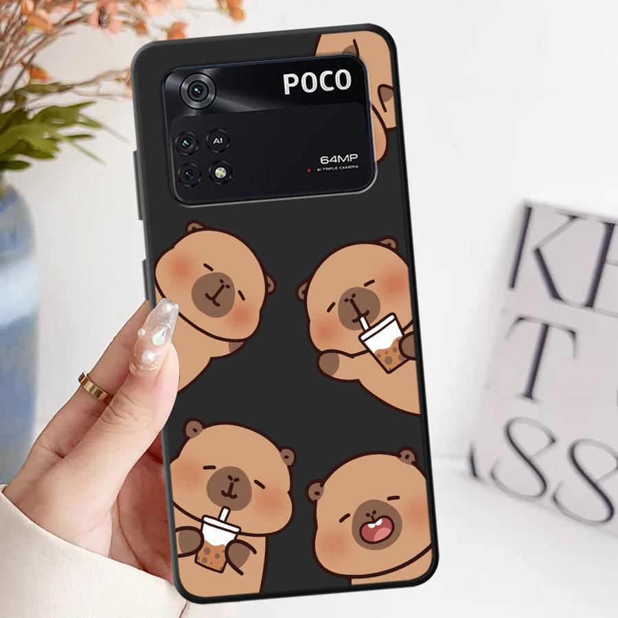 

Чехол для Xiaomi Poco F8 F3 C75 M5 F1 M3 M4 M7 Pro C61 X3 X4 X5 X7 Pro C71 C50 Funda Чехол для телефона Смешная капибара Poco M5s