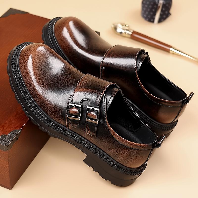 Fashion Stylish Oxford Shoes for Men Classic Leather Men Casual Shoes Comfortable Lace-up Derby Shoes Man Formal Dress Footwear Sneakers