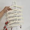 Adjustable Baby & Kids Clothes Rack with Trouser Clips and Small Hangers