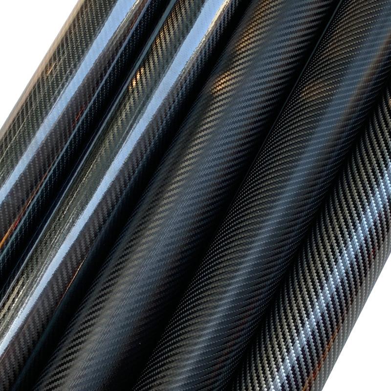 Black 3D 4D 6D Carbon Fiber Film Car Vinyl Wrap Sticker Auto Wrapping Foil Laptop Phone Cover Motorcycle Matte Decoration Films