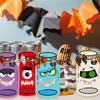9PCS Halloween Props Gifts Bags Bottle Festival Children's Candy Jar Gifts Candy Packaging