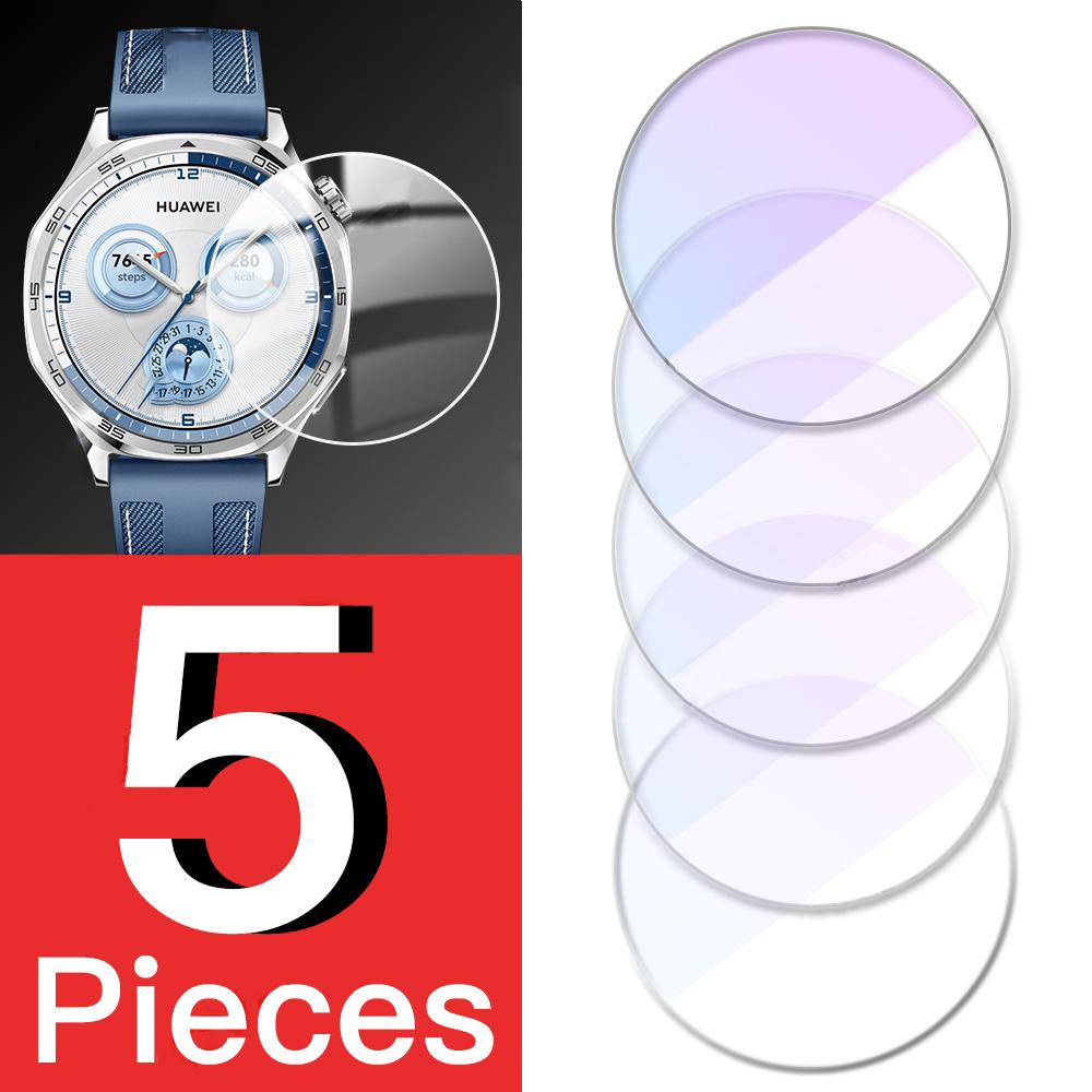 Tempered Glass for Huawei Watch GT 5 41mm 46mm Watch HD Screen Protector for Watch GT 5 Pro 42/46mm Anti-Scratch Prottiecve Film