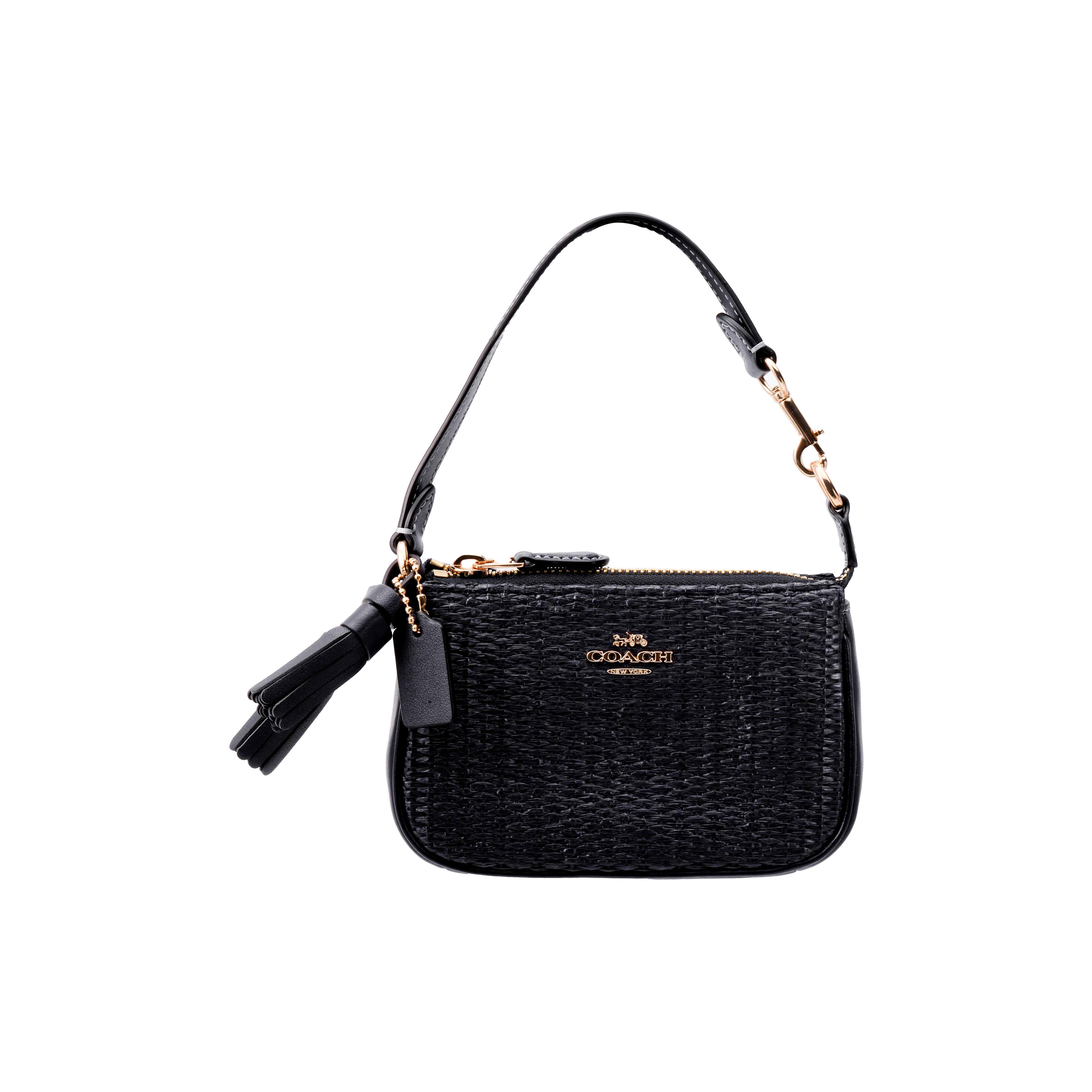 

Новая тканевая сумка-тоут COACH Nolita, сумка через плечо женская темно-синяя CH215-IMEFH 17.5*5.1*11.4CM