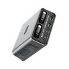 6 Port Desktop Charger with High Definition Display Portable Charging Station for Travel EU Plug