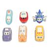 6Pcs Model Cars Pull Back Design Assorted Style Cute Bright Alloy Cartoon Car Set for Kids Family School