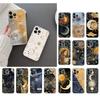 Handyhülle Für iPhone 17 Pro Max Air 17 16 15 14 13 Pro Max 15 16 Pro 15Plus Silikonhülle Mond und Sonne Ästhetik