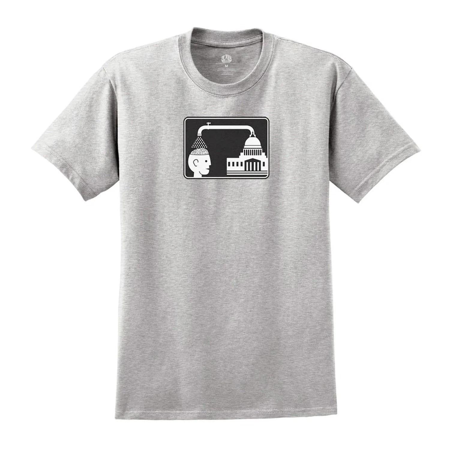 Alien Workshop Skateboards Shirt Brainwash Heather Grey 4XL