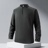Women's Half-Zip Fleece Pullover - Warm, Long-Sleeved Sports Sweatshirt with Stand-Up Collar