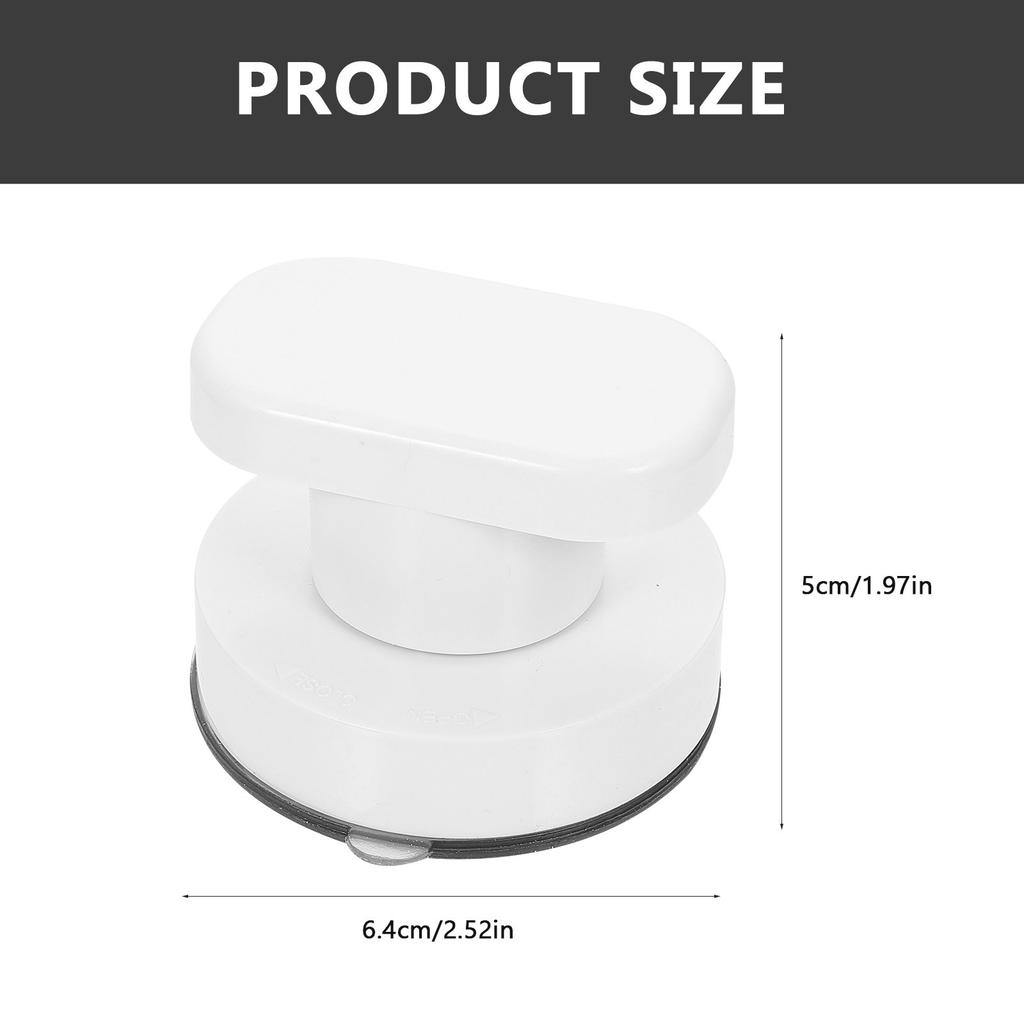 Plastic Suction Grab Bar for Bathroom Portable Suction Handle Strong Durable Shower Grab Bar Home Use Door Knob