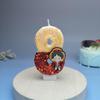 Cartoon Birthday Number Cake Candles - Handmade Decorations