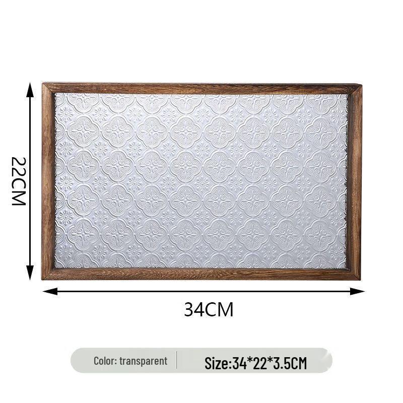 Retro Begonia Flower Decorative Tray