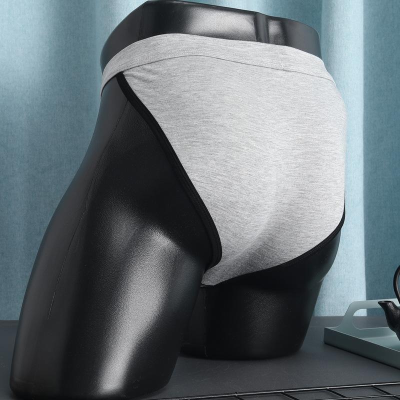 Men's Triangle Pants Men's Sexy Simple Sports Mid Waist Adult Solid Color Breathable U Convex
