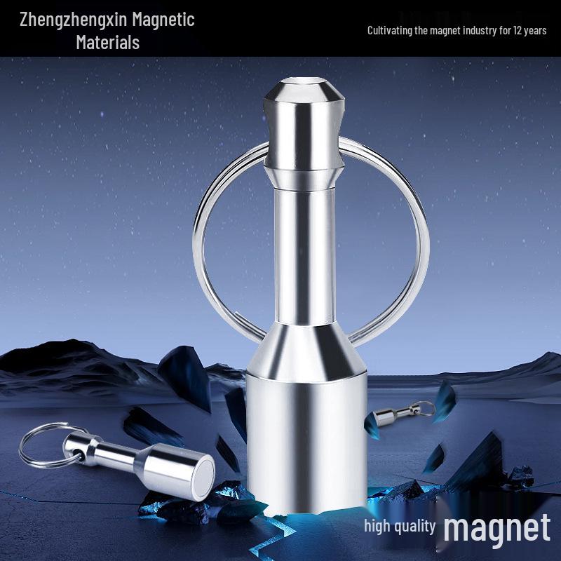 Stainless Steel Magnetic Keychain & Identifier Ring