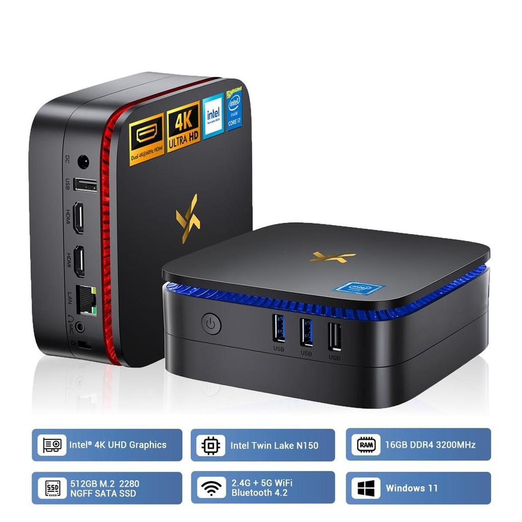 Buy Huidun H30 Mini PC Intel Twin Lake N150 16GB LPDDR4 512GB M.2