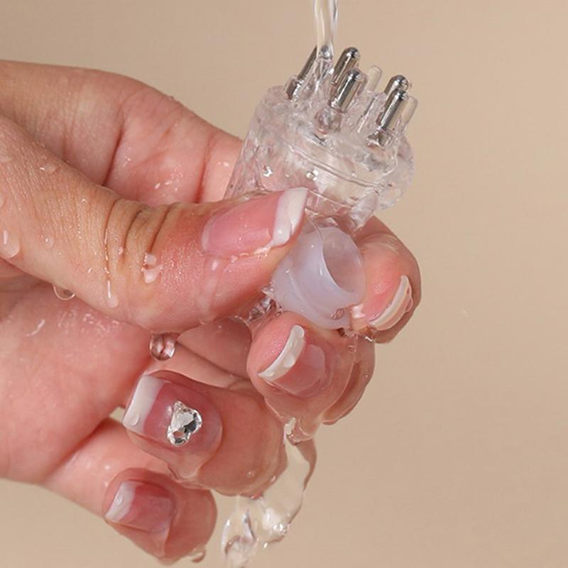 Mini aplicador portátil para couro cabeludo, pente líquido, raízes de cabelo, massagem, pente de medicina