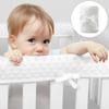 Yousheng 3 Pcs/Set Crib Bumpers Bite-resistant Soft Anti-Collision Guardrail Cover Corner Edge Protector Strip Infant Crib Cushion Child Bed Safety