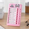 Panda Good Habit Punch Card Capybara Self-discipline Punch Card  To Do List