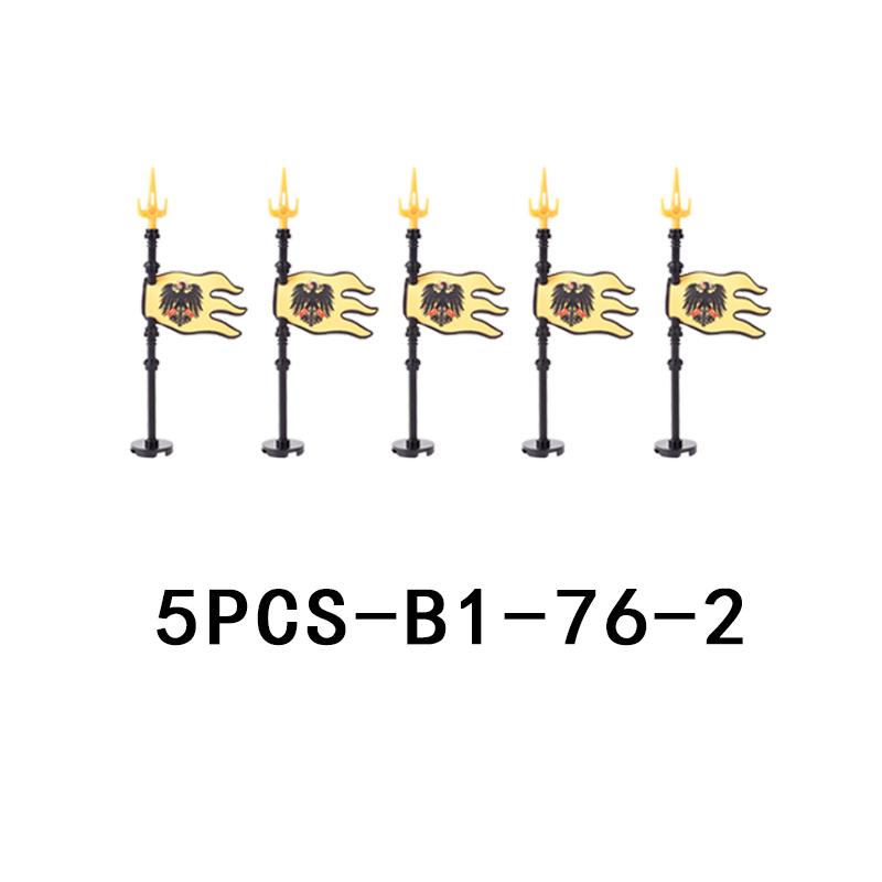 Medieval Castle Knight Figures Weapon Building Blocks Military Army Soldier Flag Shield Cloak Legion Accessories Bricks Toy Gift