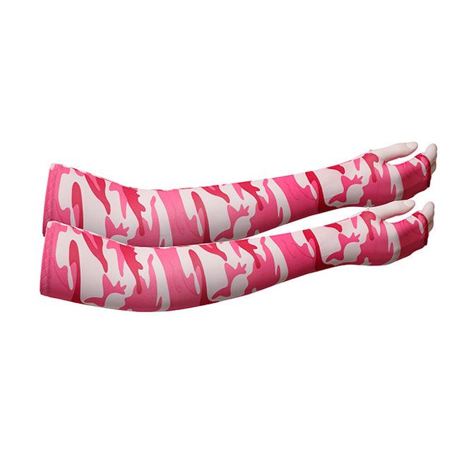 Wholesale Adult's Cooling Arm Sleeves Long Fingerless Gloves Anti-Slip Sun Protection Arm Sleeves