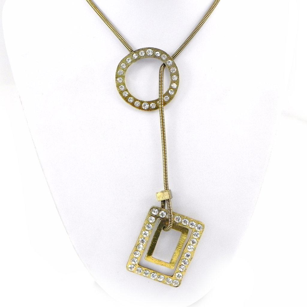 Les Trésors De Lily [C7688] - Collier Sautoir Créateur 'Queen' Doré